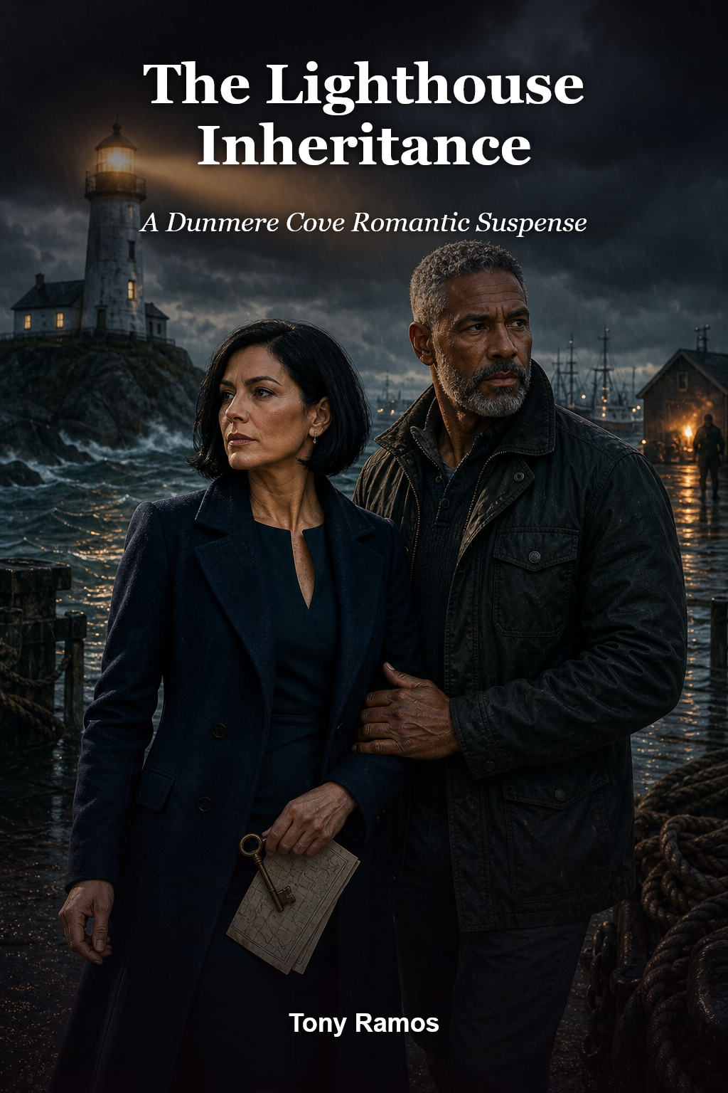 The Lighthouse Inheritance romantic suspense cover example