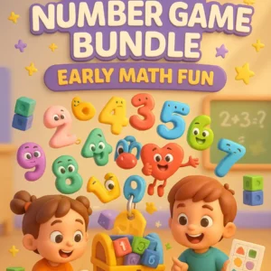 Preschool Number Game Bundle – 1170 Pages of Early Math Fun