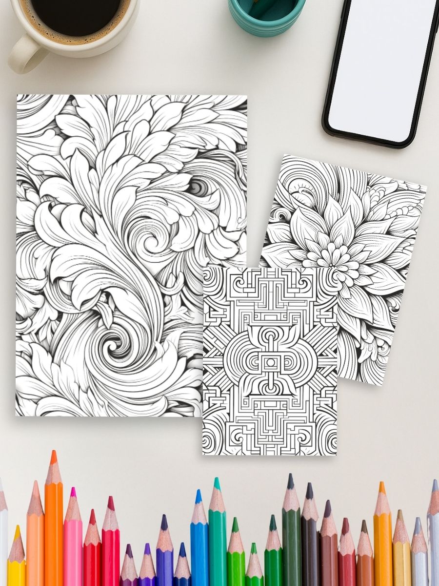Pattern Parade – 50 Fun & Relaxing Coloring Patterns gallery image 2