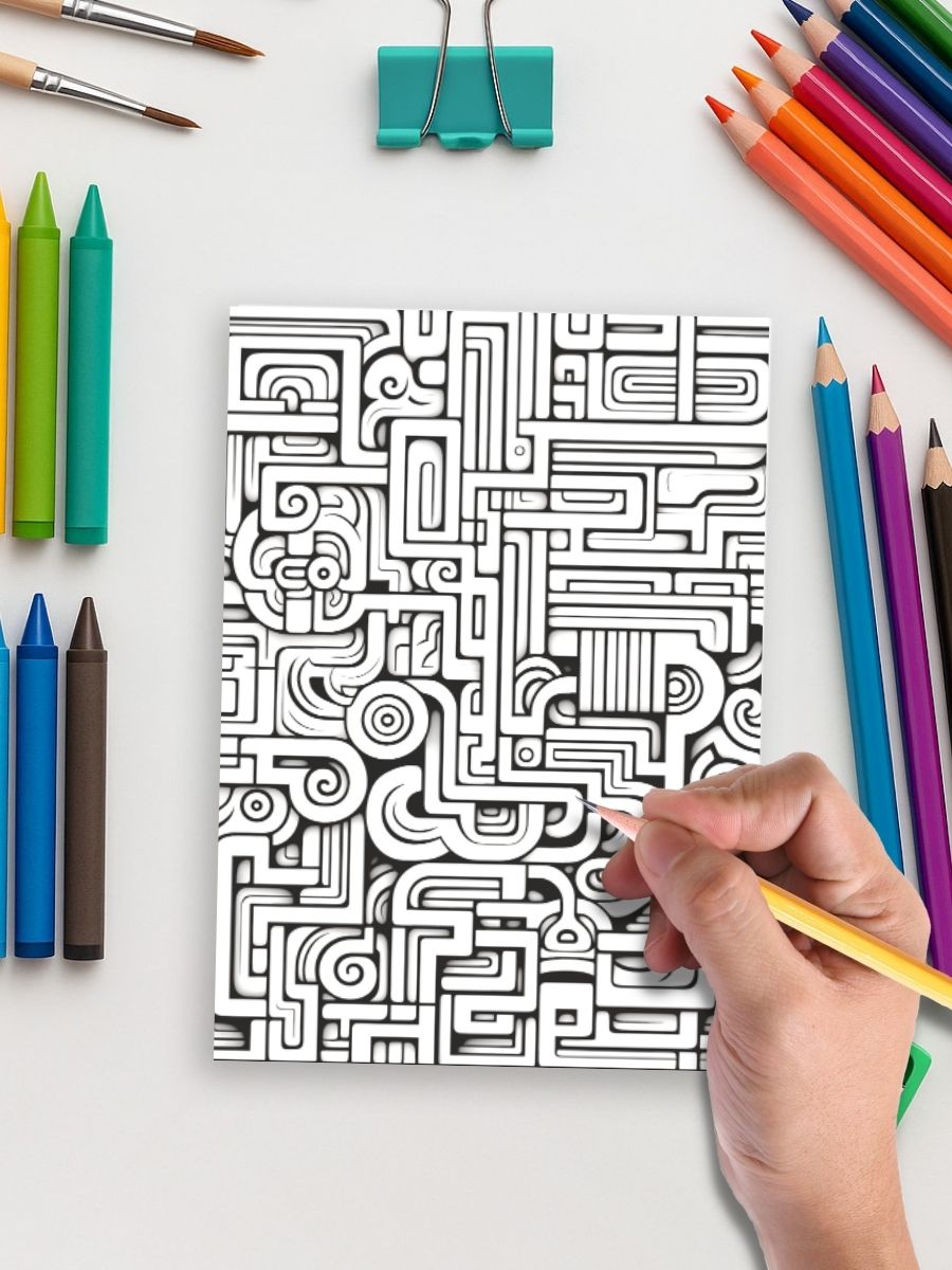 Pattern Parade – 50 Fun & Relaxing Coloring Patterns gallery image 3