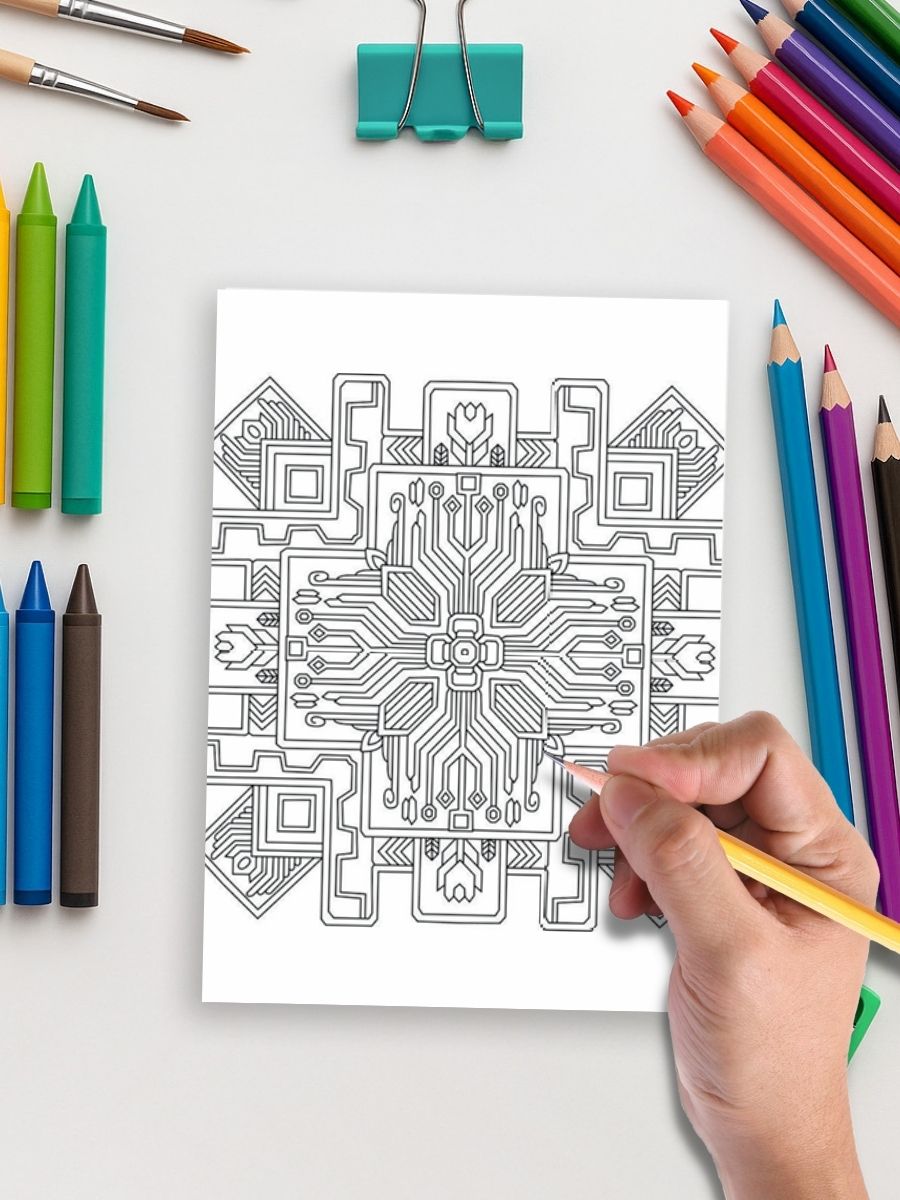 Mandala Matrix – 105 Geometric Paths to Stillness gallery image 3