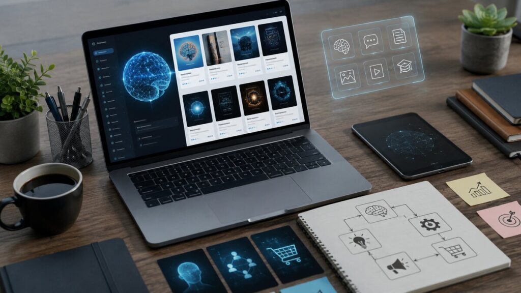 AI digital products business — Digital Info Center business article