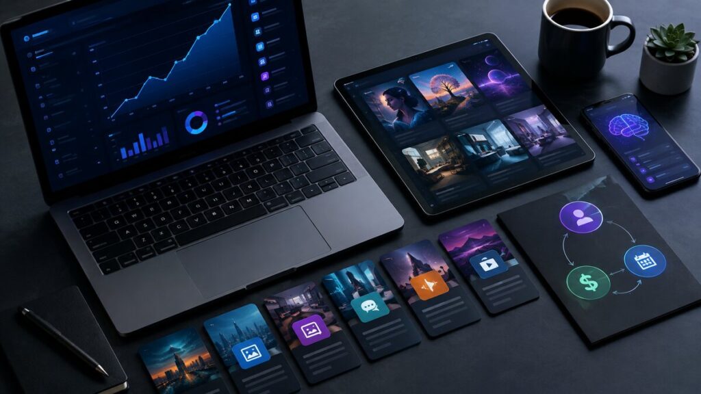 AI website recurring revenue — Digital Info Center business article