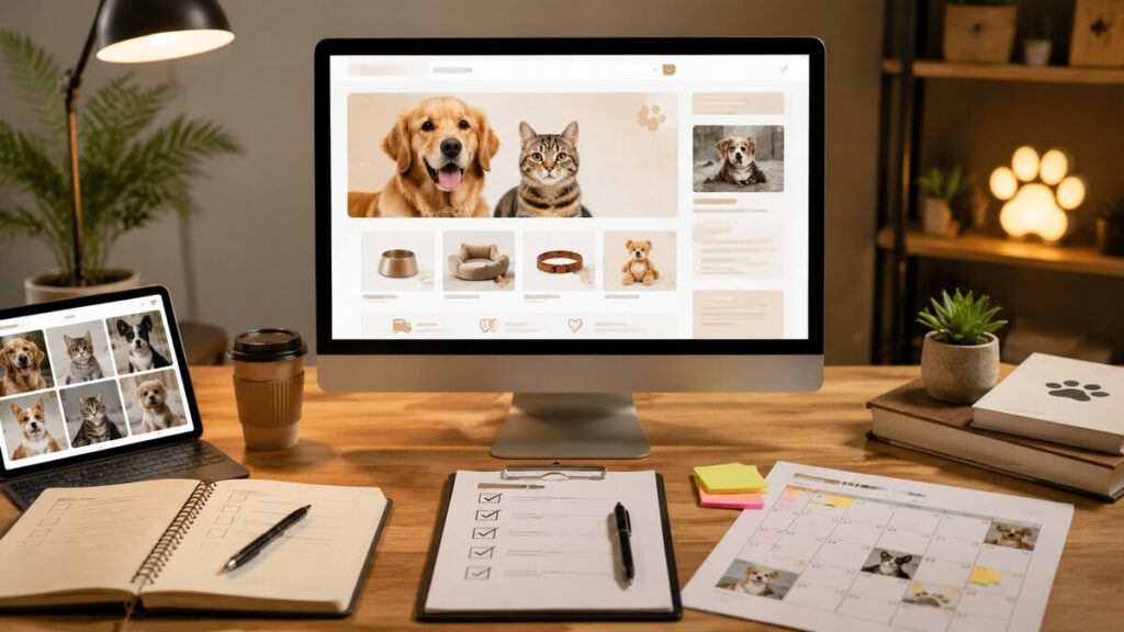 buy turnkey pet website — Little Paw Planet business article