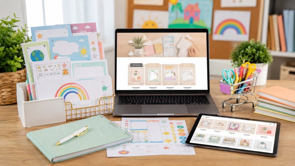 free printables lead magnet — Kids Printables Activities business article