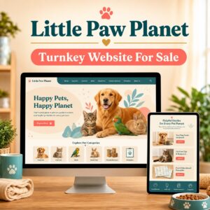 Little Paw Planet turnkey website for sale